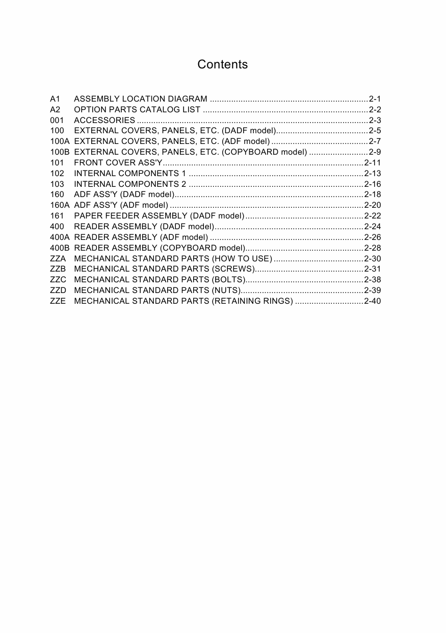 Canon imageCLASS MF-200 212w 216n 222dw 224dw 226dn 227dw MF229dw Parts Catalog Manual-4